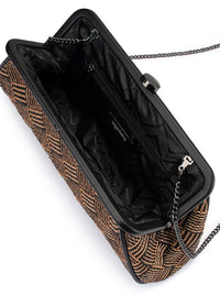 OLGA BERG LOIS WOVEN BAG
