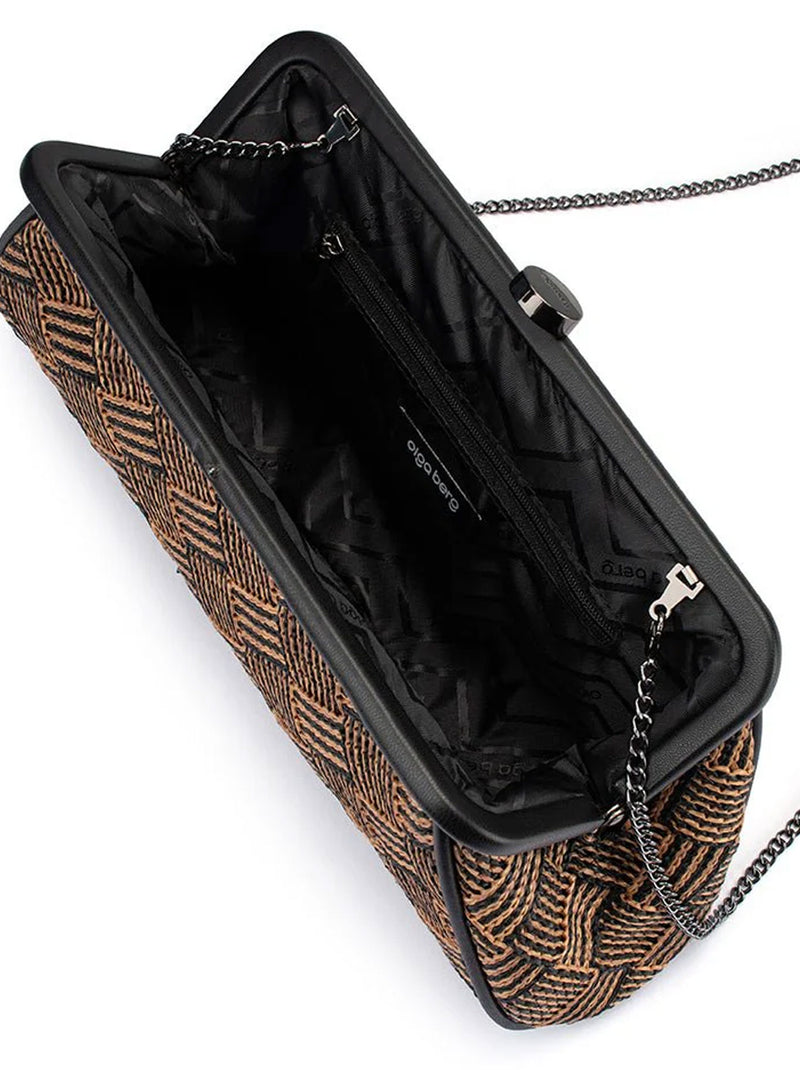 OLGA BERG LOIS WOVEN BAG