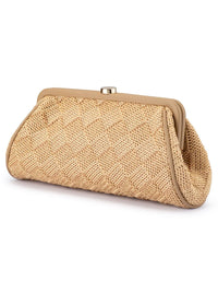 OLGA BERG LOIS WOVEN BAG