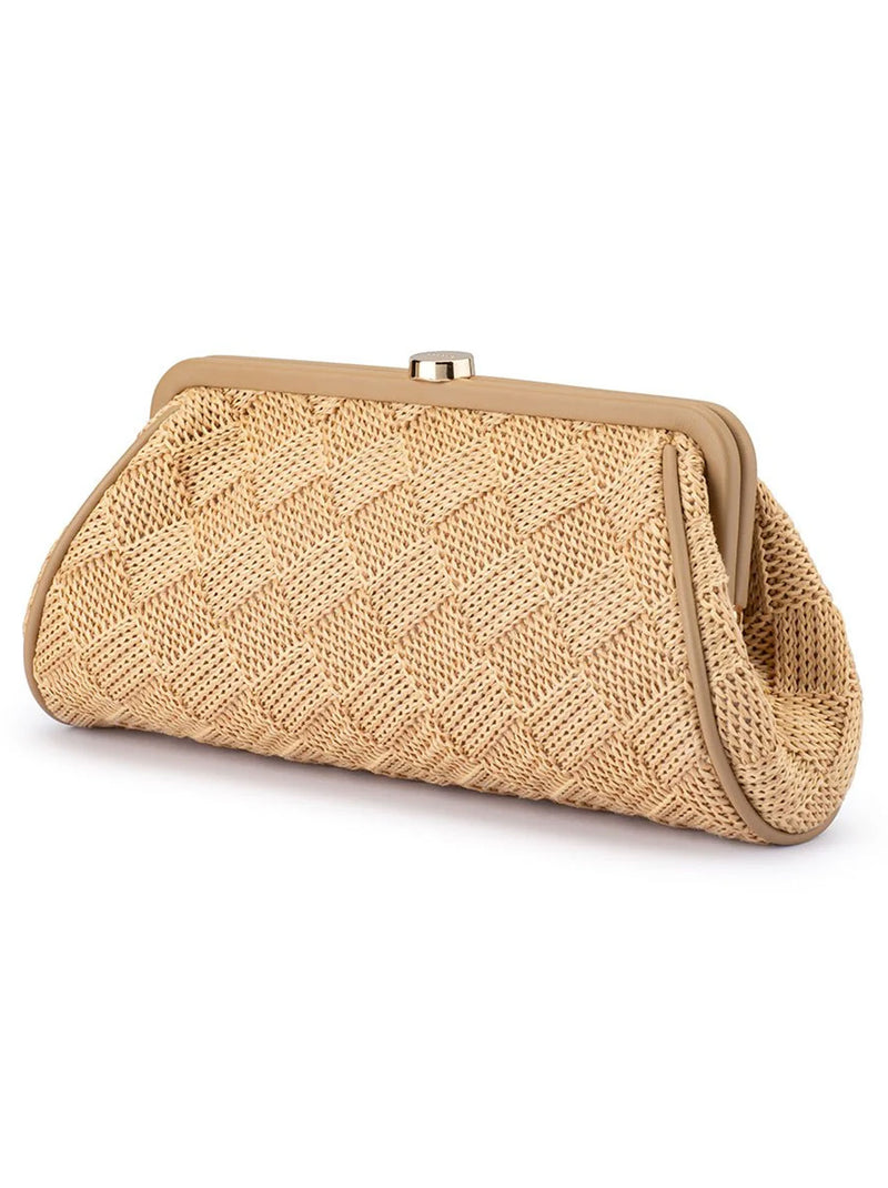 OLGA BERG LOIS WOVEN BAG