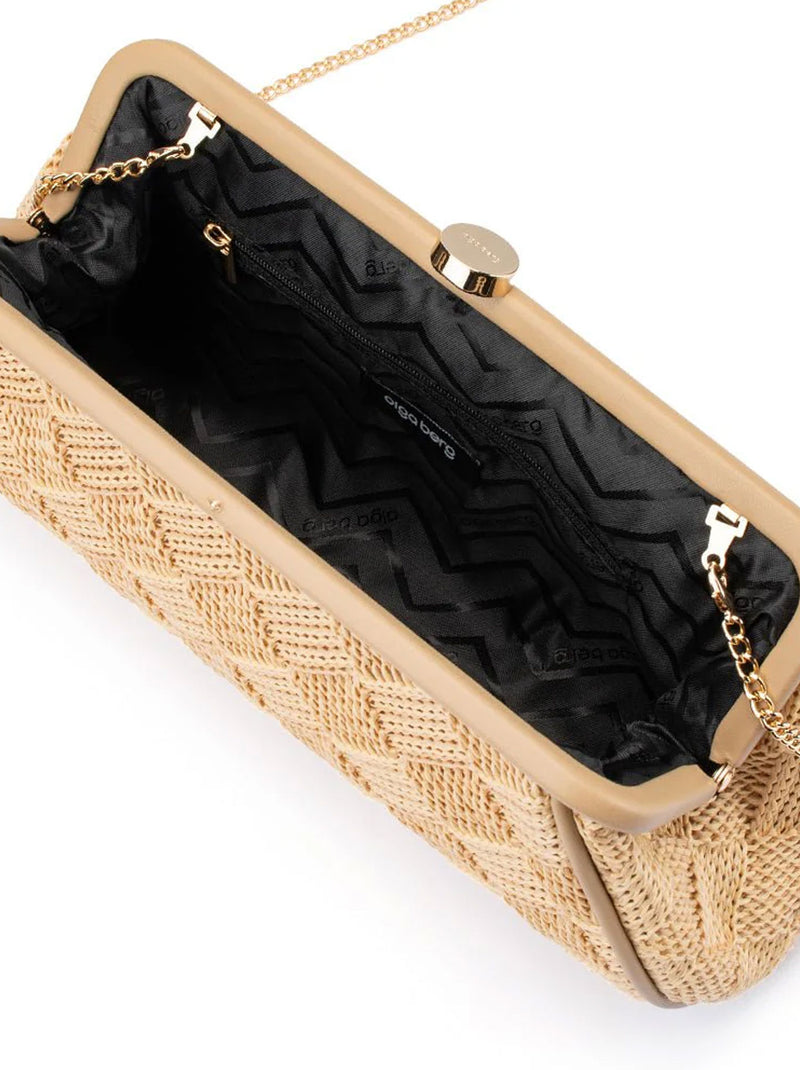 OLGA BERG LOIS WOVEN BAG