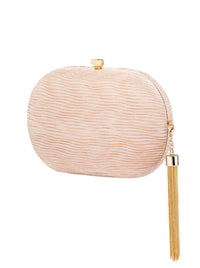 OLGA BERG NATALIE PLEATED CLUTCH