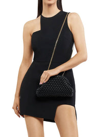 OLGA BERG PAIGE TEXTURED CLUTCH