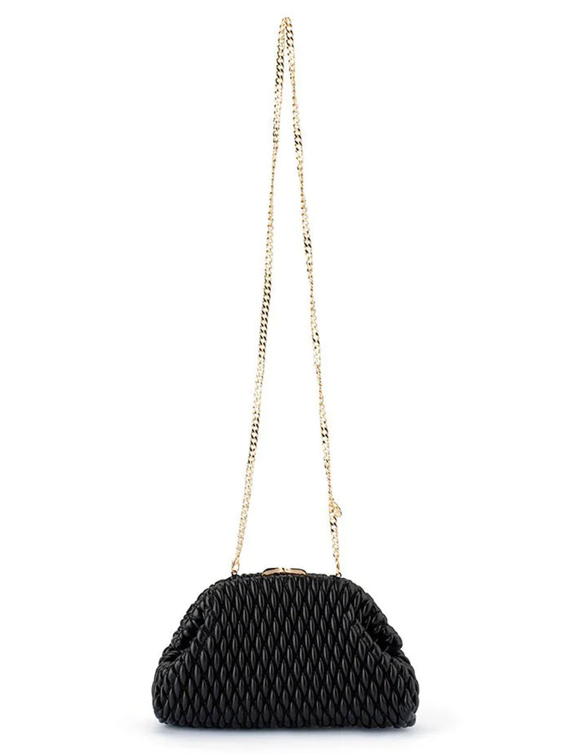 OLGA BERG PAIGE TEXTURED CLUTCH