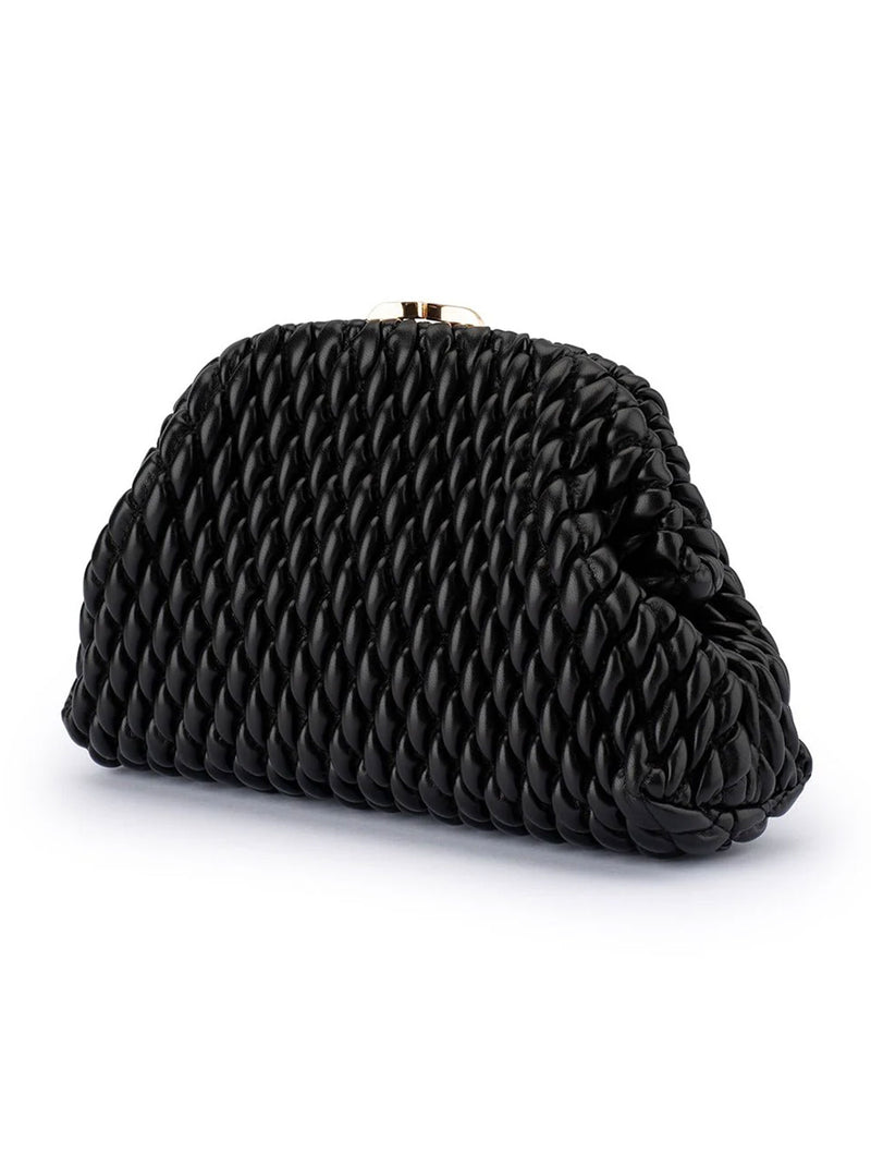 OLGA BERG PAIGE TEXTURED CLUTCH