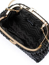 OLGA BERG PAIGE TEXTURED CLUTCH