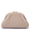 OLGA BERG PAIGE TEXTURED CLUTCH