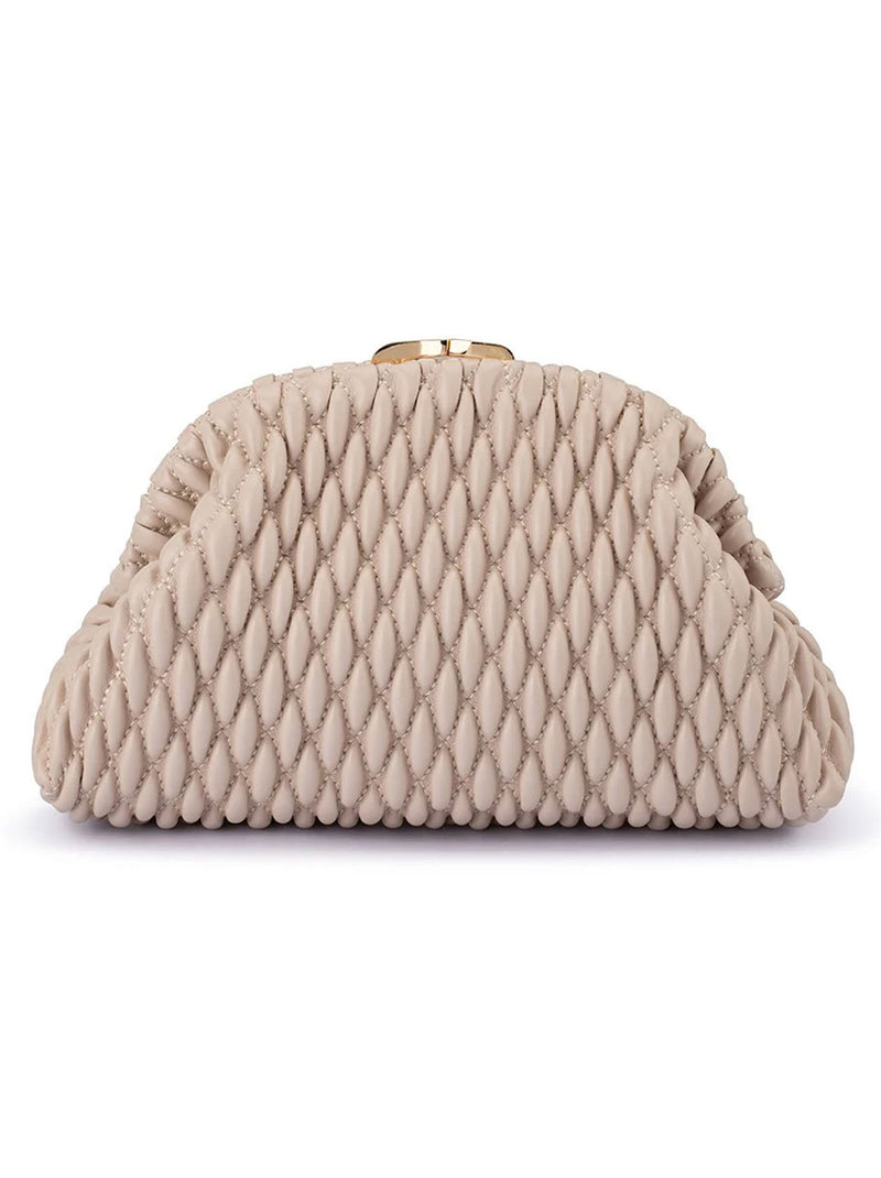 OLGA BERG PAIGE TEXTURED CLUTCH