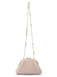 OLGA BERG PAIGE TEXTURED CLUTCH