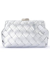 OLGA BERG QUINN WOVEN CLUTCH