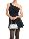 OLGA BERG QUINN WOVEN CLUTCH