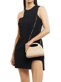 OLGA BERG SARAH WOODEN BAG