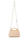 OLGA BERG SARAH WOODEN BAG