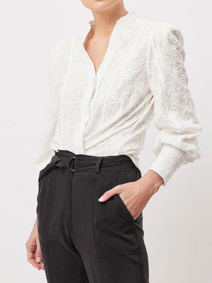 ONCE WAS CRUIZE EMBROIDERED COTTON SHIRT