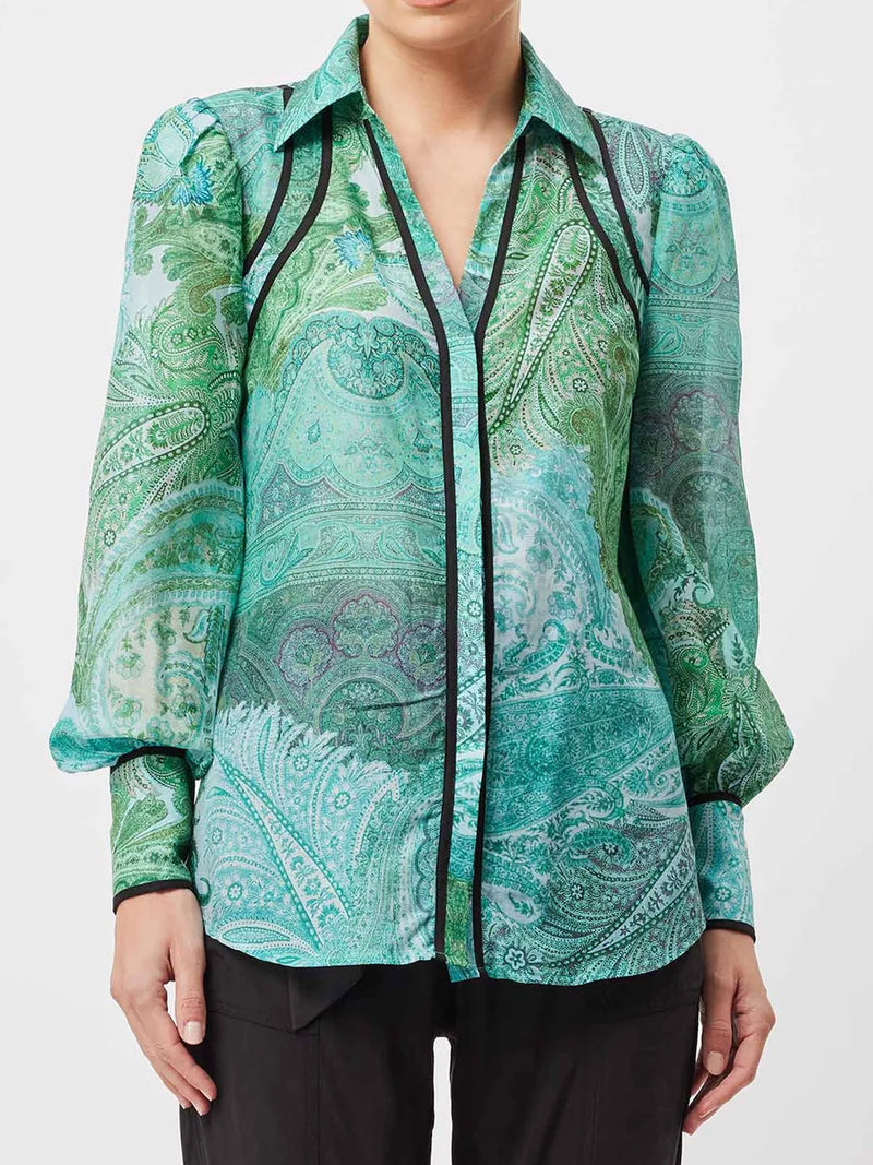 ONCE WAS ODYSSEY COTTON SILK SHIRT
