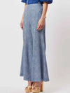 ONCE WAS PANAMA LINEN VISCOSE WIDE PANT