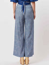 ONCE WAS PANAMA LINEN VISCOSE WIDE PANT