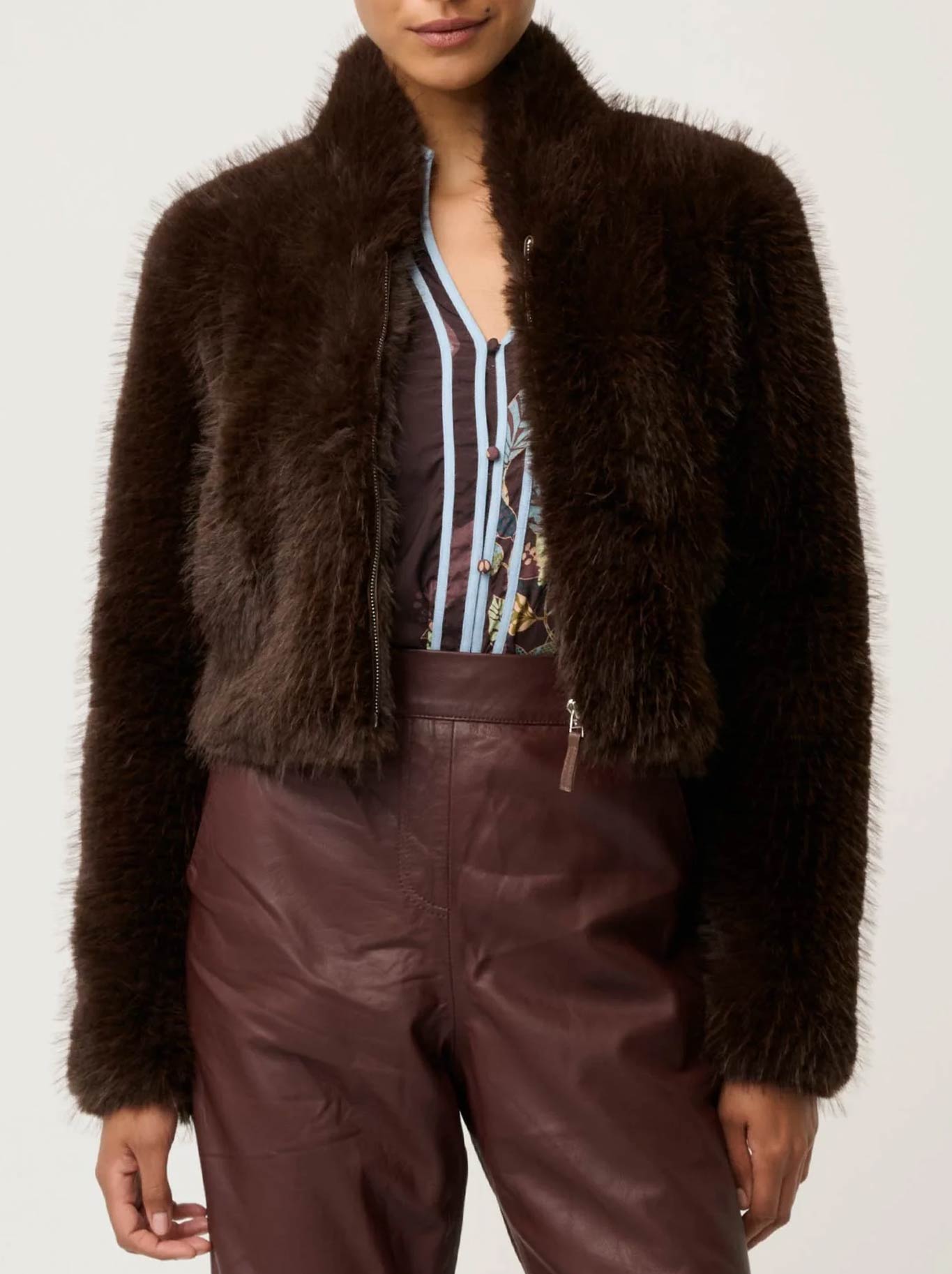 ONCE WAS DAWN FAUX FUR JACKET