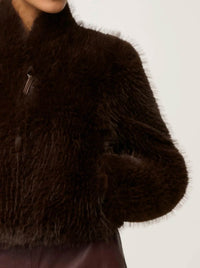 ONCE WAS DAWN FAUX FUR JACKET