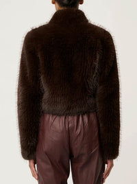 ONCE WAS DAWN FAUX FUR JACKET