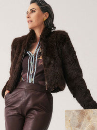 ONCE WAS DAWN FAUX FUR JACKET