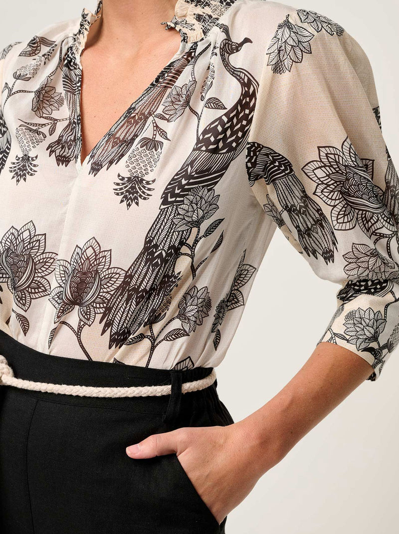 ONCE WAS OLEANDER BLOUSE