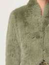 ONCE WAS REINA FAUX FUR JACKET