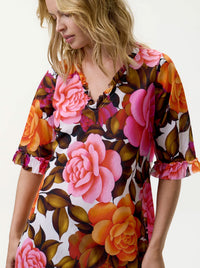 ONE SEASON MIDDY INDI DRESS