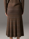 POL LARA STRIPE KNIT SKIRT