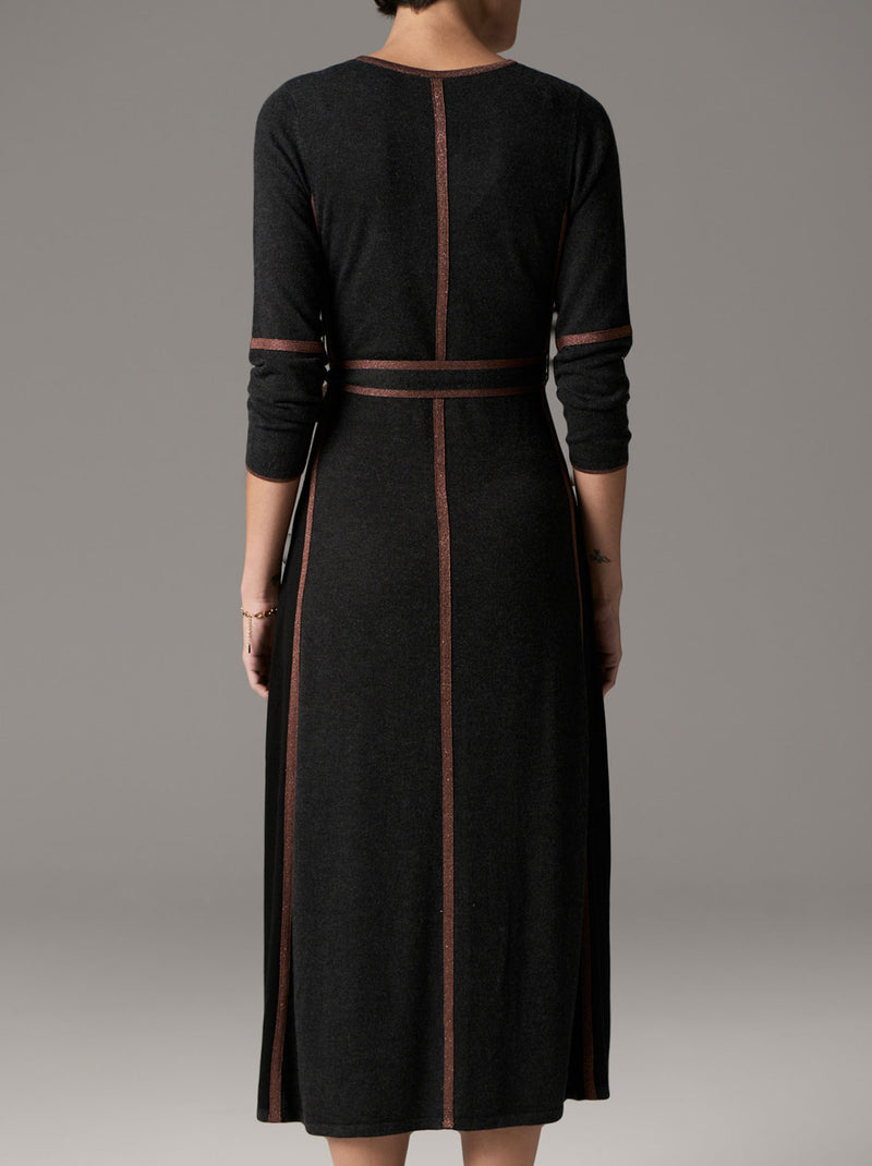 POL LARA LUREX DRESS