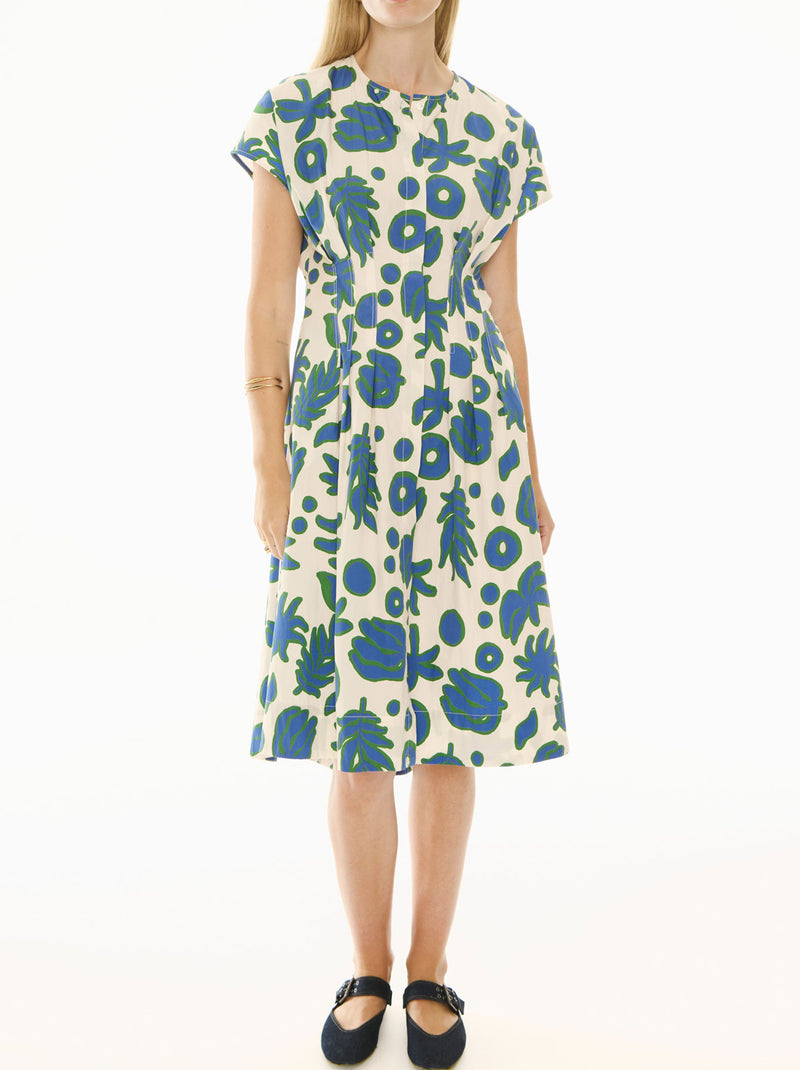 POL JAINE TUCKED DRESS