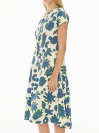 POL JAINE TUCKED DRESS