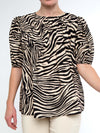 PINGPONG ZEBRA IKAT TOP