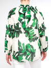 PINGPONG MONO LEAF BLOUSE