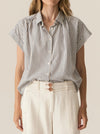 POL VIRA CAP SLEEVE SHIRT