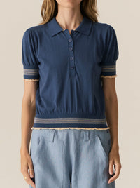 POL LASK KNIT POLO