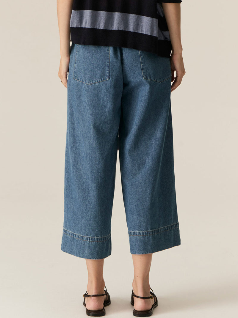 POL CARSEN CROP DENIM PANT