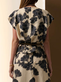 POL AMARA DRAPED TOP