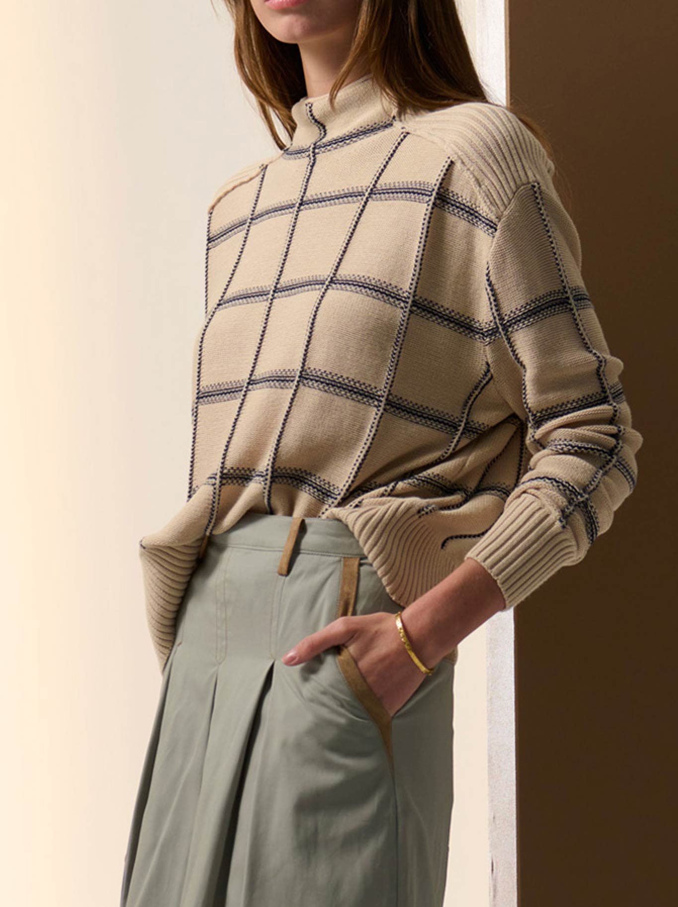 POL SABLE FUNNEL KNIT