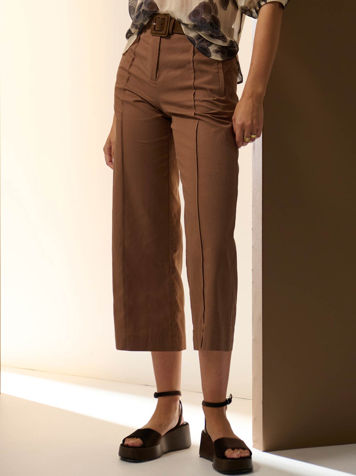 POL ODETTE BELTED PANT