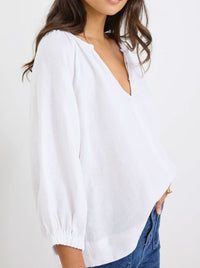 RE:UNION THE LABEL REVOLUTIONARY LINEN TOP