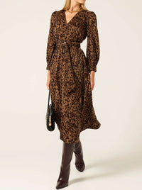 SACHA DRAKE BAUCHART MIDI DRESS