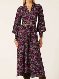 SACHA DRAKE BOUQUET MIDI DRESS