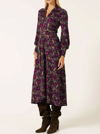 SACHA DRAKE BOUQUET MIDI DRESS