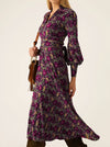 SACHA DRAKE BOUQUET MIDI DRESS