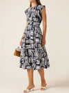 SACHA DRAKE CLERMONT FIT AND FLARE DRESS