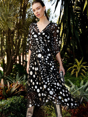 SACHA DRAKE WONDERLAND WRAP DRESS