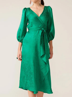 SACHA DRAKE CHATEAU WRAP DRESS