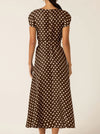 SACHA DRAKE DOTTI WRAP MIDI DRESS