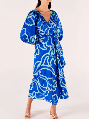 SACHA DRAKE ETHEREAL WRAP DRESS